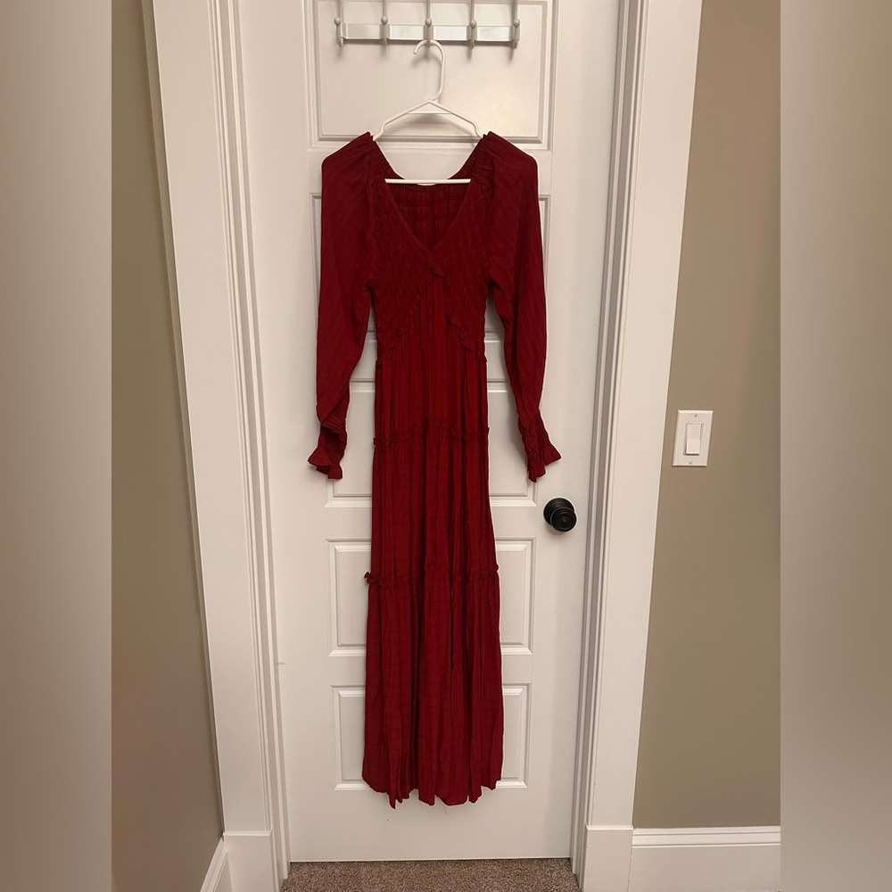 Burgundy Maxi Dress